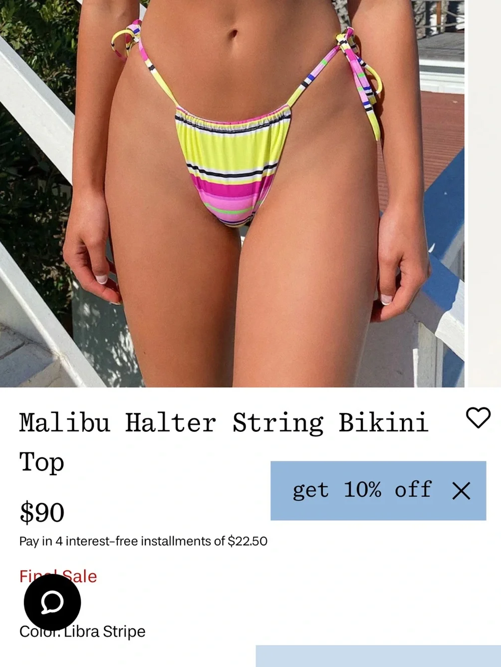 Frankies Bikinis size xs